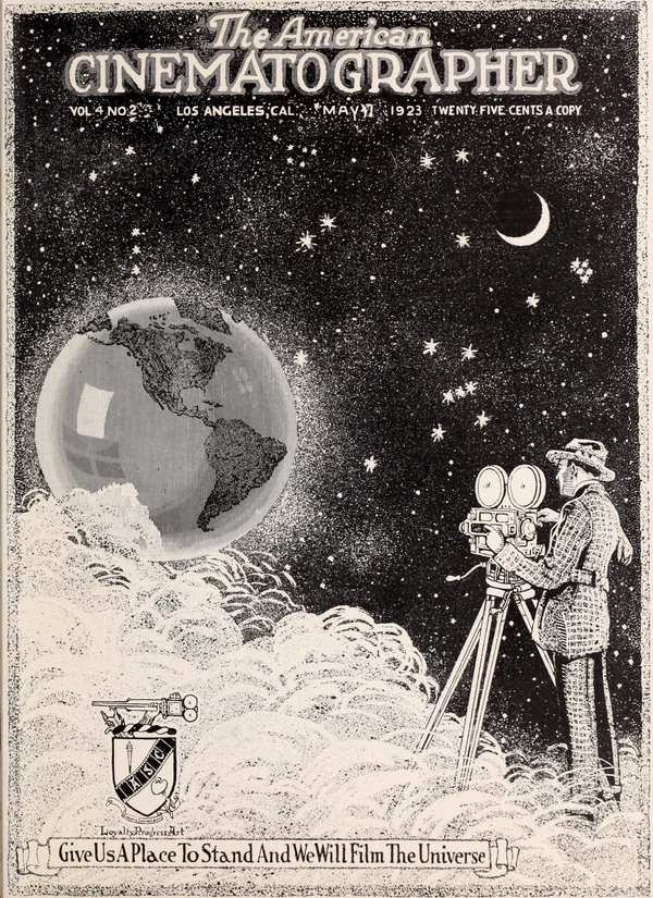 American Cinematographer - May 1923 Cover